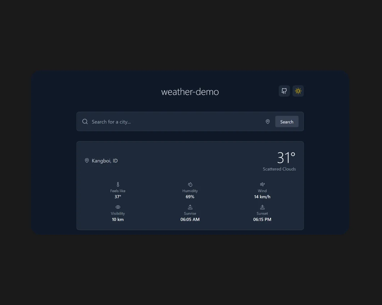 React Weather App